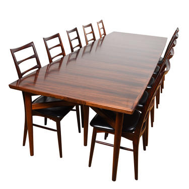 Sibast Danish Rosewood Expanding Dining Table by Arne Vodder
