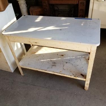 Metal Work Bench with Shelf Underneath 40" W by 29" H by 20" D