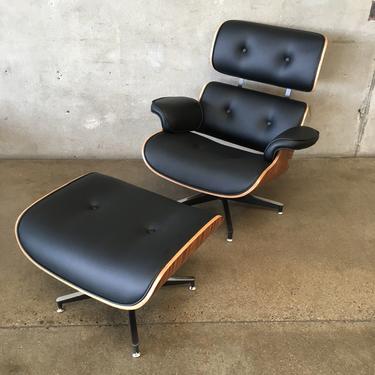 Herman Miller Eames Style Chair and Ottoman