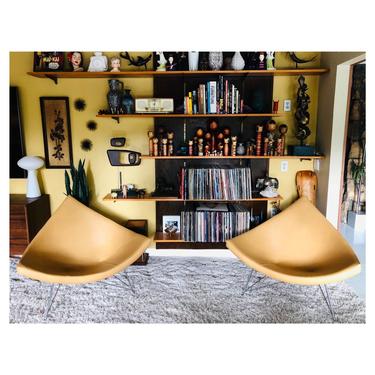 (AVAILABLE) Early 1st Generation George Nelson Coconut Chairs for Herman Miller