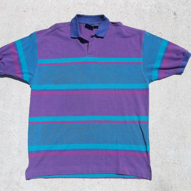 90s Dockers Color Block Short Sleeve Golfing Golf Polo Shirt
