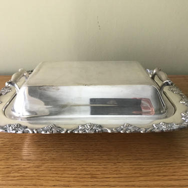 Silver Plated Covered Dish 