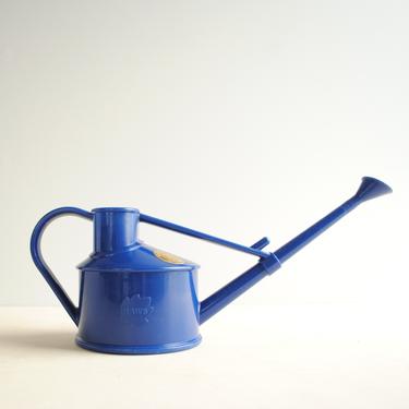 Vintage Haws Watering Can, Small Watering Can, 700 ML Watering Can, Blue Plastic Watering Can 