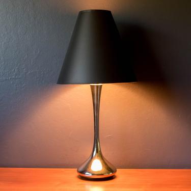 Mid-Century Modern Laurel Chrome Accent Lamp 