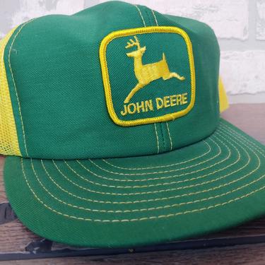 Vintage John Deere Snapback Hat Cap Ball Cap 