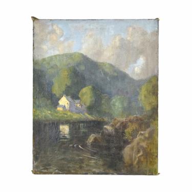 Lewis George Fry Circa 1900 British Impressionist Landscape Painting 