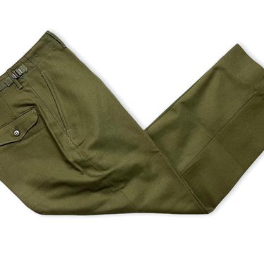 NEW Old Stock ~ Vintage Korean War M-1951 US Army Wool Field Trousers / Pants ~ Small Short  (27 to 29.5 W) ~ OD ~ 1950s ~ Unissued 