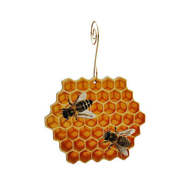 Honeybee Comb Ornament #9957 