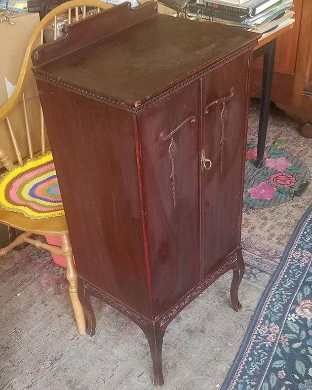 SOLD. SOLD.                   19th Century Sheet Music Cabinet. ~five drawers inside.