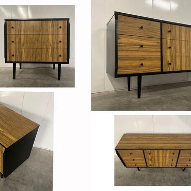 Mid Century Modern Dressers by Kent Coffey’s Teakway Line, a Pair 