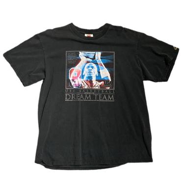 (L) Vintage Nike USA Basketball Dream Team Black T-Shirt 011322RK