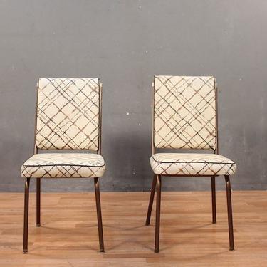 1970s Plaid Vinyl Side Chair – ONLINE ONLY