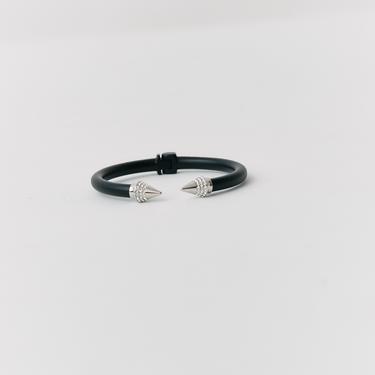 Vita Fede Matte Black Mini Titan Crystal Bracelet