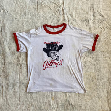 Vintage 1980s Mickey Gilleys Club Pasadena, TX Shirt 
