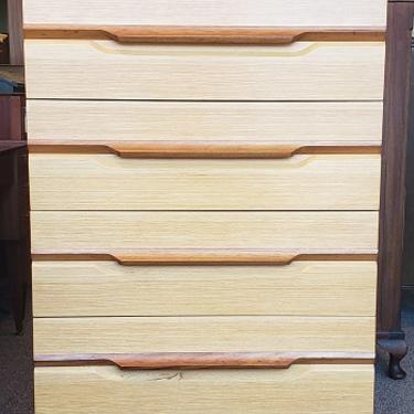 Item #S14 Mid Century Modern Tall Chest of Drawers by Remploy c.1960