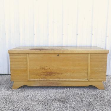 Mid Century Blonde Cedar Chest by Lane Furniture