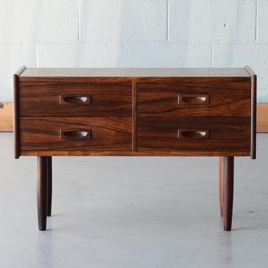 Mid-Century Rosewood Nightstand or Small Cabinet 