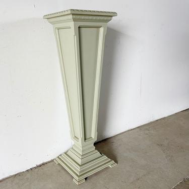 Vintage Wooden Pedestal Stand 