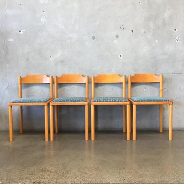 Set of Four Danish Modern Mobler Dining Chairs