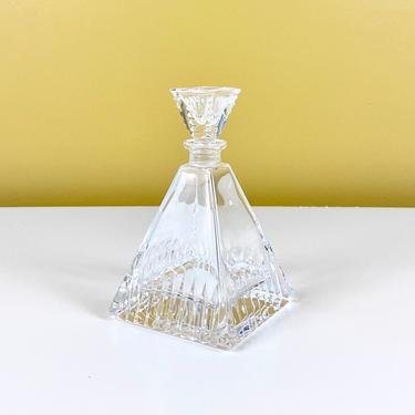 Crystal Pyramid Perfume Bottle 