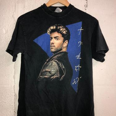 Vintage 80's George Michael Faith T-Shirt. L 3036 