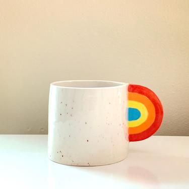 SAMPLE Rainbow Speckled Mug 12oz 