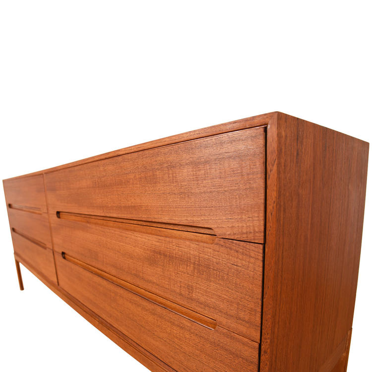 Teak Danish Modern 6-Drawer Dresser
