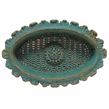 Small Green Oval Grate