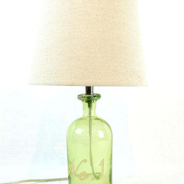 Green No. 1 Bottle Lamp