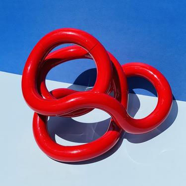 Vintage Zawitz Museum Size Red Tangle