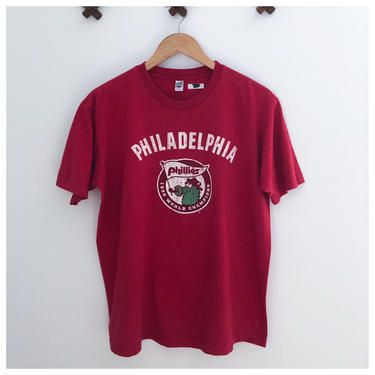 Vintage 90s Red Philadelphia Phillies Phanatic Tee Medium 