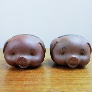 Vintage UCTCI Pig | 2-Hole Shaker Set | Salt and Pepper Set | Japan 