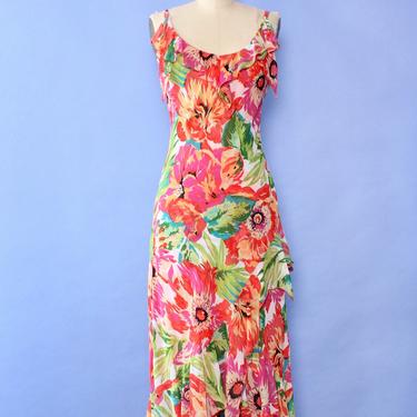 Juicy Floral Flutter Dress S/M