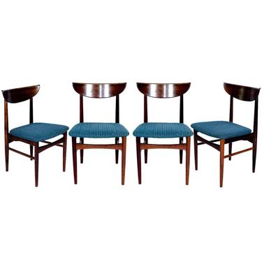 Set of 4 Rosewood Dining Chairs