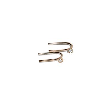 One Pointer Mini Thread Earrings