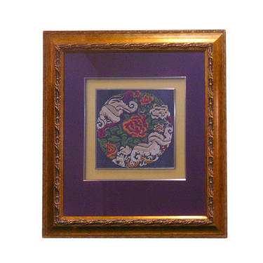 Oriental Chinese Embroidery Flower Wall Decor cs572E 