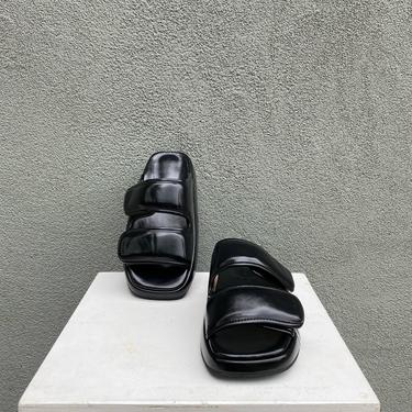 Luxe Slides Black