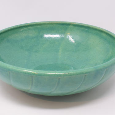 Green Glazed Vintage Bowl 