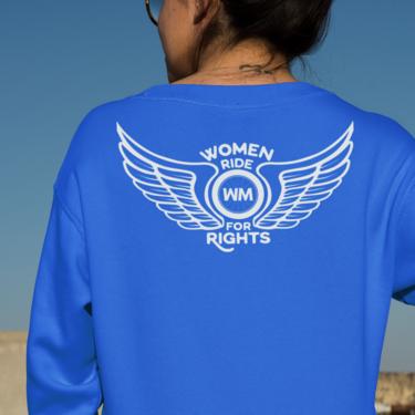Women Ride For Rights Crewneck Sweatshirt (PRE-ORDER)