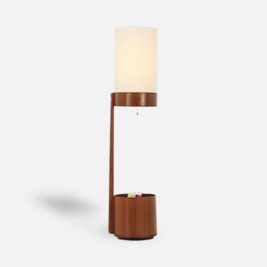 Mid-Century Modern Magazine Floor Lamp by Modeline