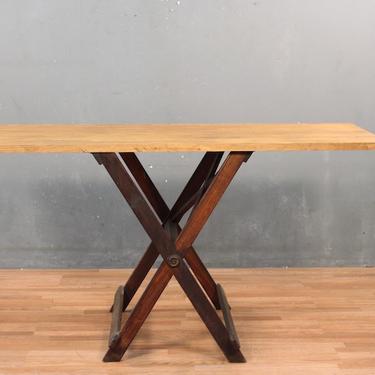 Antique Industrial High-Top Work Table – ONLINE ONLY