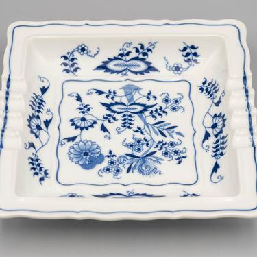 Vintage Ashtray/Trinket Dish, Blue Danube Large Square  | Lipper International Japanese Import 
