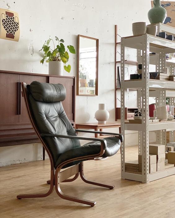 Siesta Chair designed by Ingmar Relling for Ekornes of Norway”