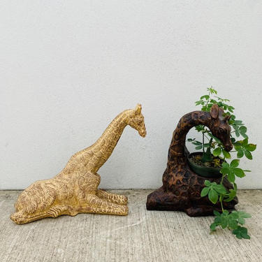 Ceramic Giraffe Planter