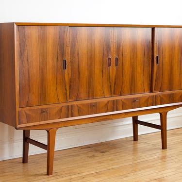 Mid Century Danish Modern Brazilian Rosewood Sideboard 