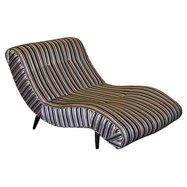 Vintage Adrian Pearsall Mid Century Modern Scoop Wave Chaise Lounge Chair 