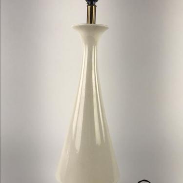 Vintage ceramic white lamp