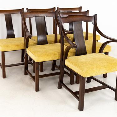 Edward Wormley for Dunbar Mid Century Dining Chairs - Set of 6 - mcm 