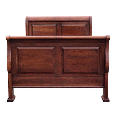 Lexington Furniture Solid Cherry Queen Size Sleigh Bed 