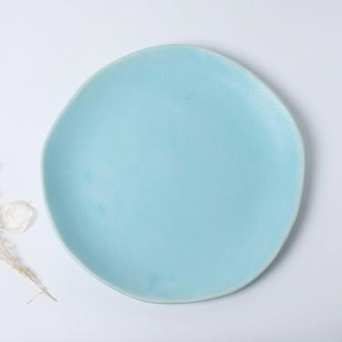 Aqua Matte Dinner Plate 